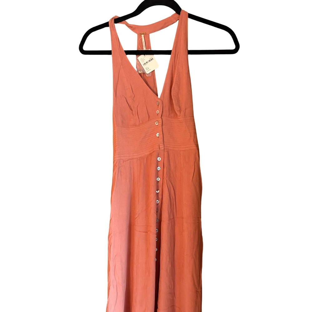 Beachy Coral Maxi Dress